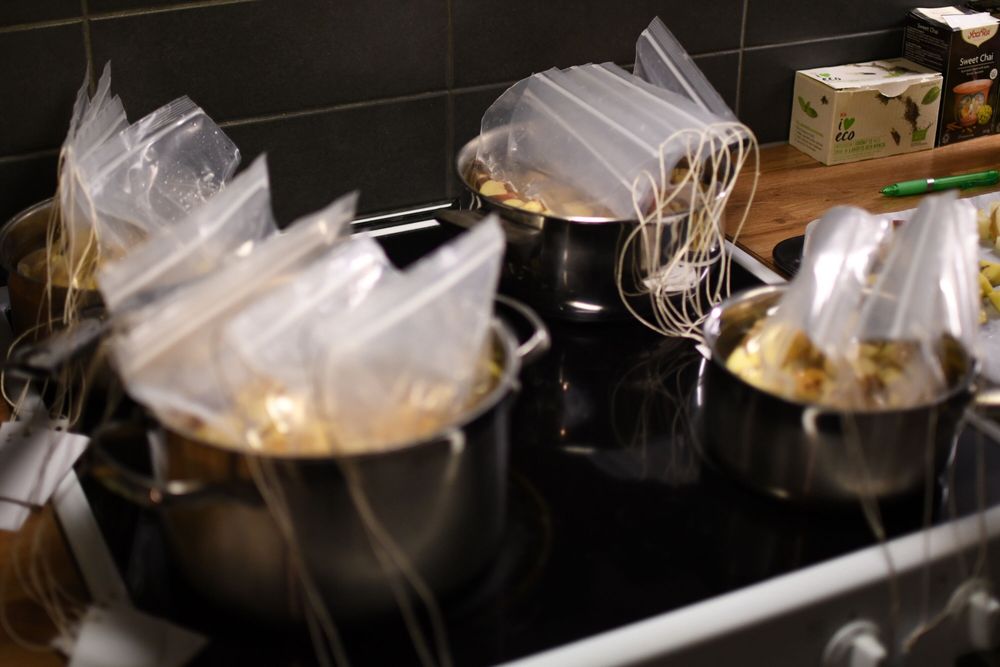 potatis kokar i påsar