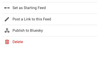 three dot menu `...` that allows you to publish a surf feed onto your bluesky profile.