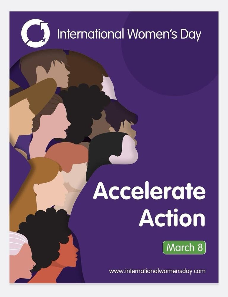 International Women’s Day poster - “Accelerate Action”