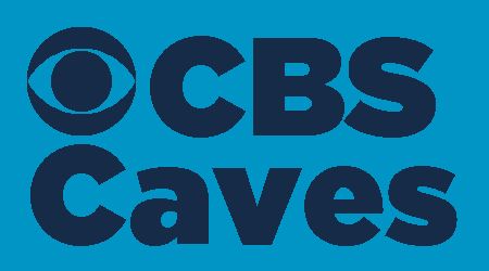 A parody of the "CBS Cares" PSA logo from years ago; the CBS "eye" logo and the words "CBS Caves"