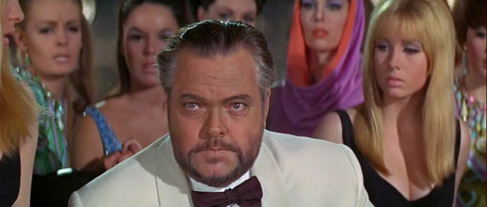 Orson Welles as Le Chiffre in Casino Royale.