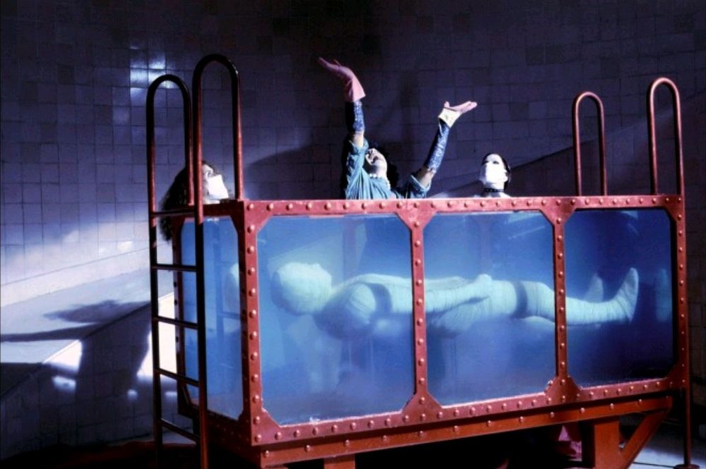Dr. Frank N. Furter's bio tank for the perfect man.