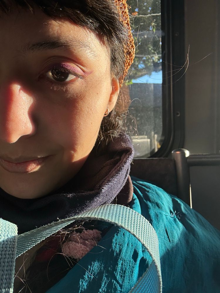 A selfie of me after I left therapy early 