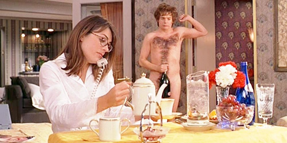 Mike Myers, desnudo, en la película Austin Powers