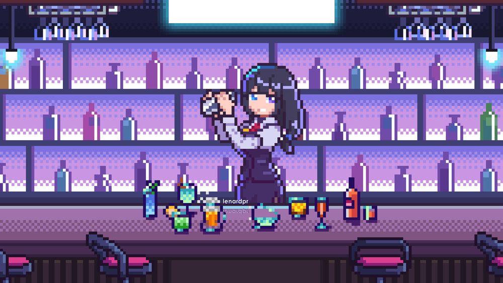 Va11-Halla themed commission