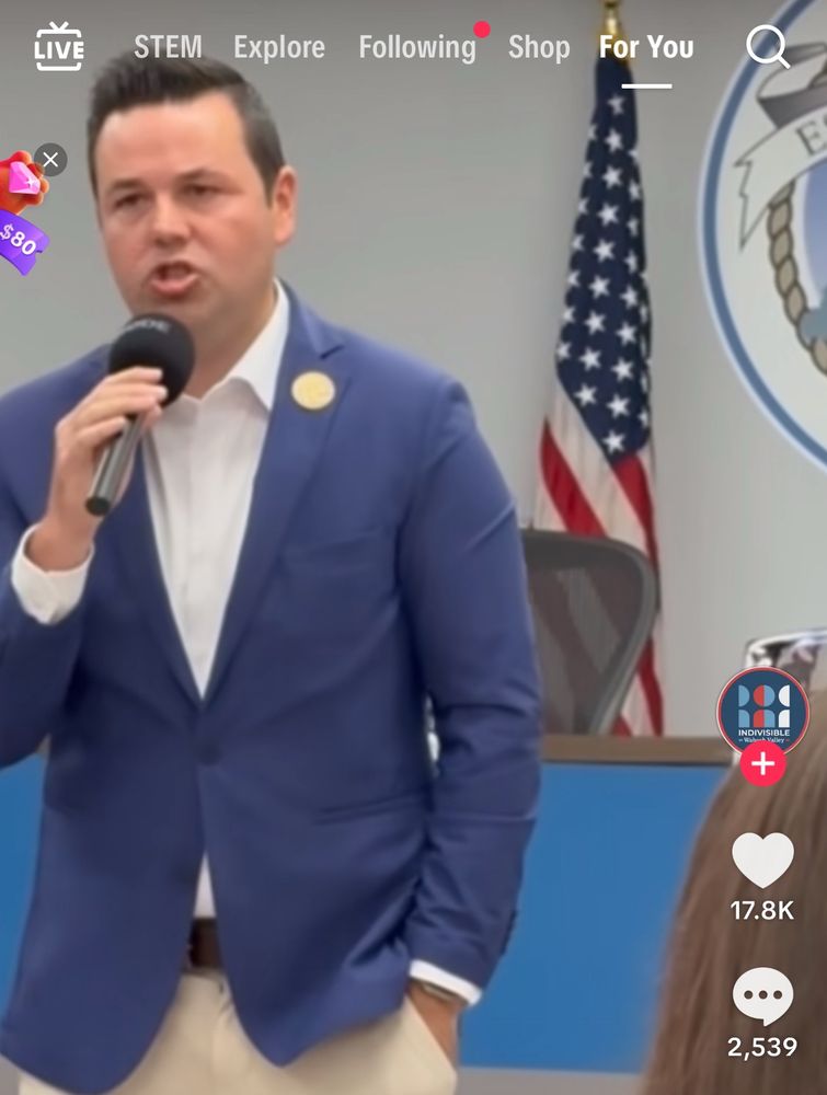 Micah Beckwith Hulkin’ out of his blazer while spewing some uninformed garbage at constituents in Terre Haute.