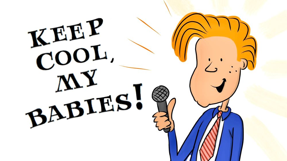 Conan O’Brien in cartoon form