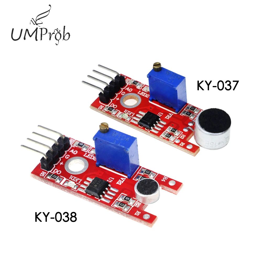 KY-038 KY-037 New 4Pin Voice Sound Detection Sensor Module Microphone Transmitter Smart Robot Car For arduino DIY Kit KY038