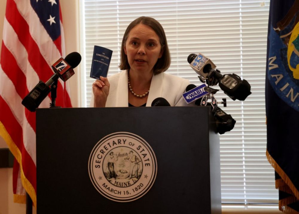 Secretary of State Shenna Bellows' responded to the request by telling the DOJ to 'go jump in the Gulf of Maine.'