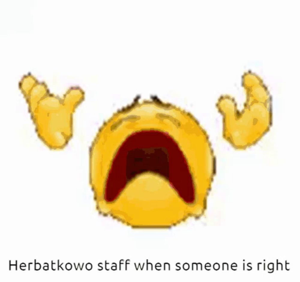 a pile of brown powder with the words herbatkowo staff when someone is right