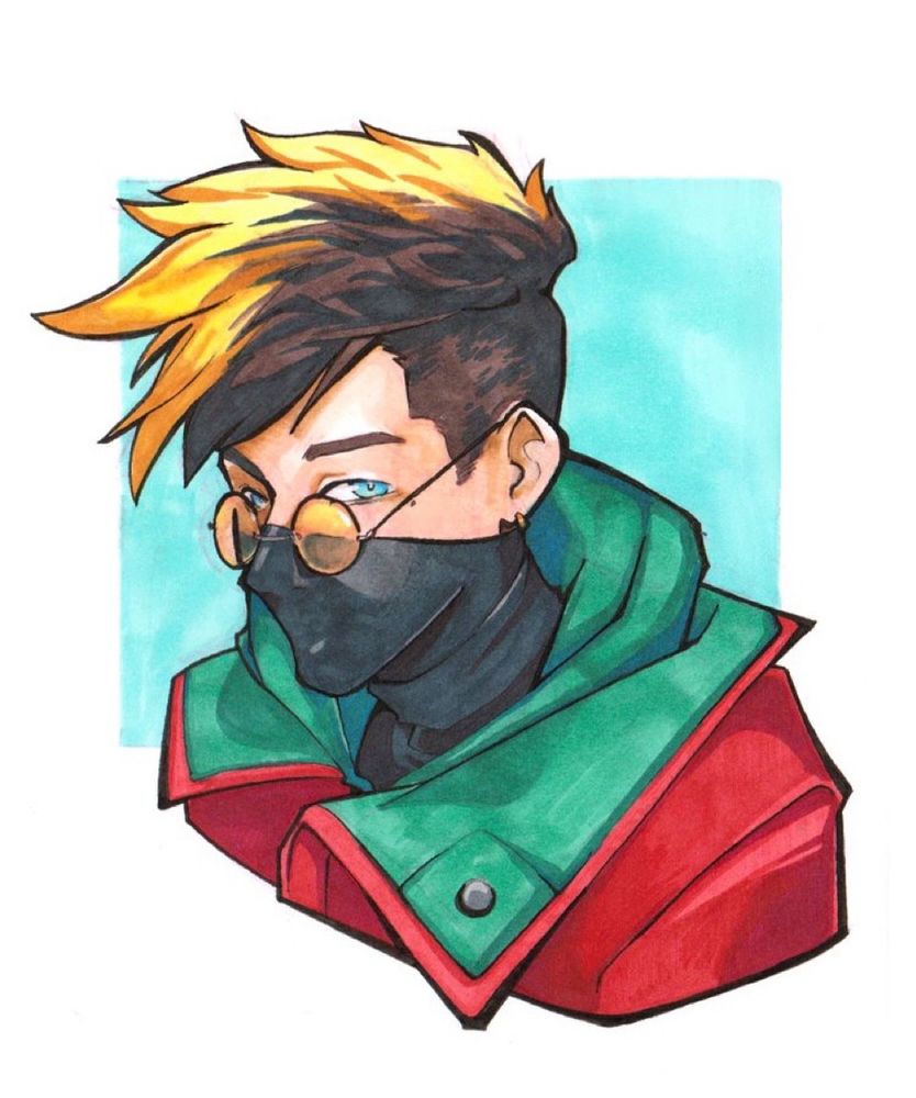 Vash the stampede marker portrait