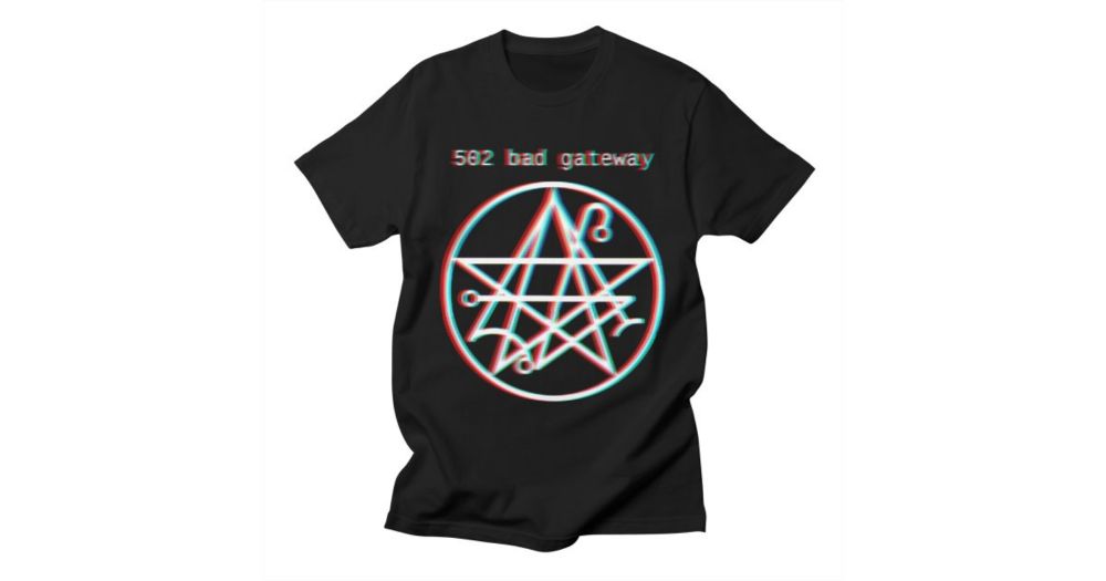 502 Bad Gateway Seal Men's T-Shirt | unknownbinaries's Artist Shop