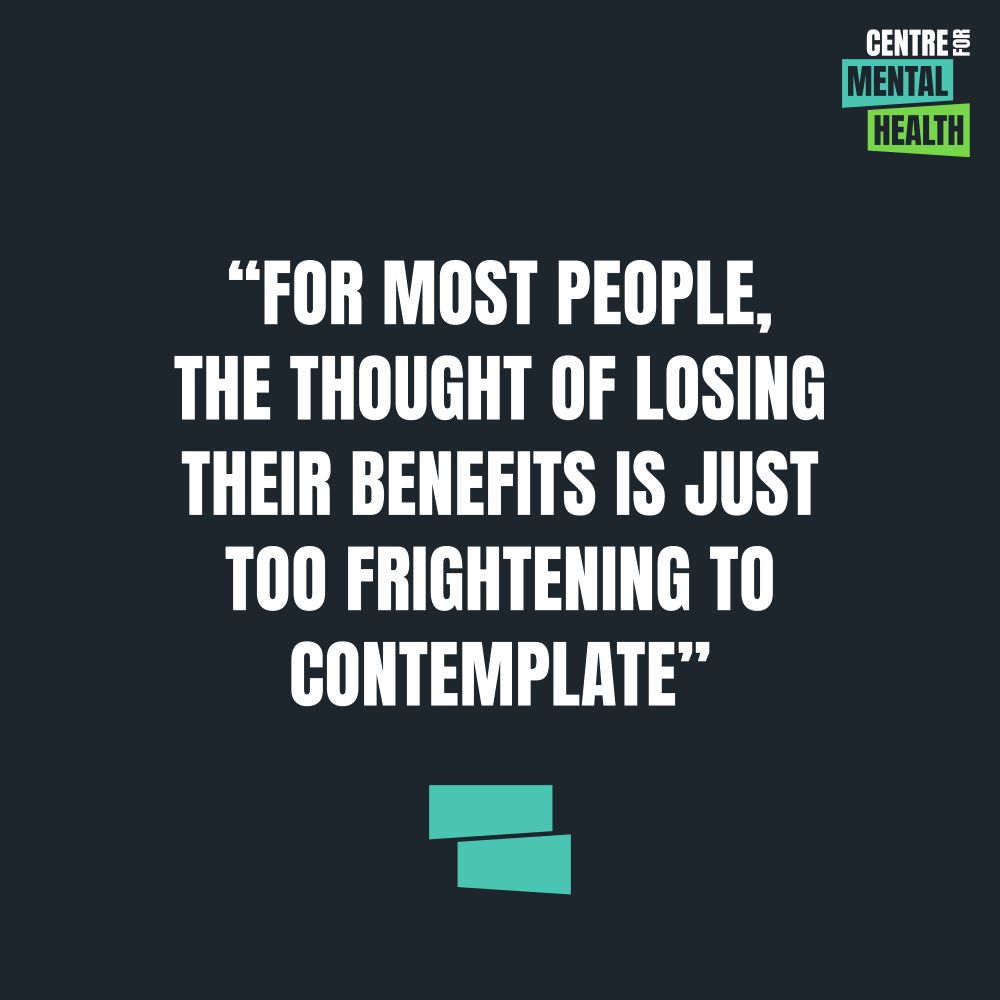 “For most people, the thought of losing their benefits is just too frightening to contemplate”