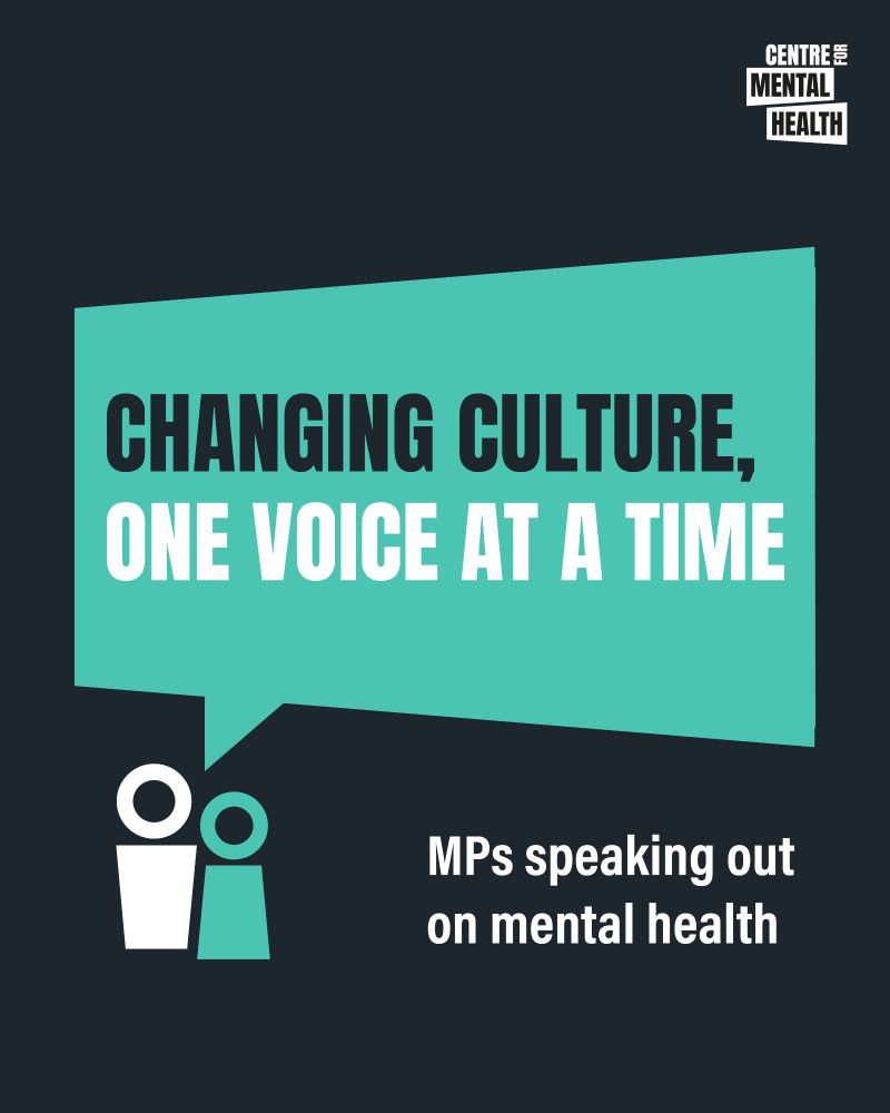 Changing culture, one voice at a time: MPs speaking out on mental health