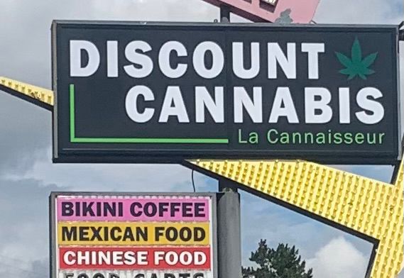DISCOUNT
CANNABIS
La Cannaisseur
BIKINI COFFEE
MEXICAN FOOD
CHINESE FOOD