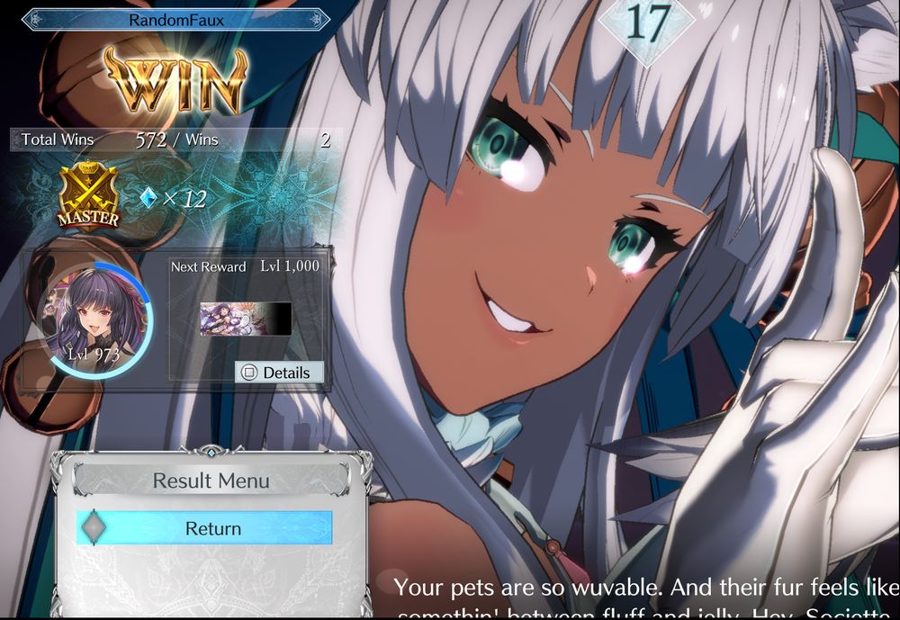 Yuel player made it to Master rank for the first time