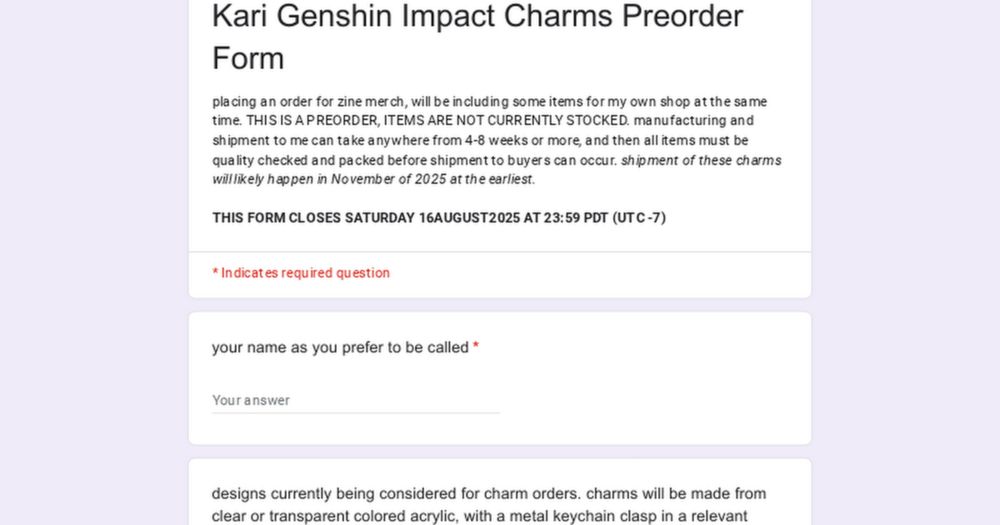 placing an order for zine merch, will be including some items for my own shop at the same time. THIS IS A PREORDER, ITEMS ARE NOT CURRENTLY STOCKED. manufacturing and shipment to me can take anywhere ...