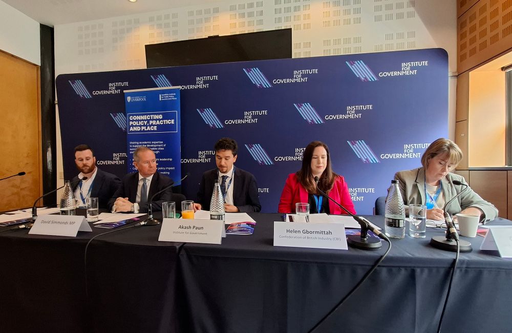 A panel at an IfG event