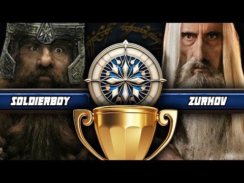 BATTLE FOR MIDDLE EARTH 2: SoldierBoy vs. Zurkov | Campeonato Brasileiro LOTR BFME2 Valfenda Brasil