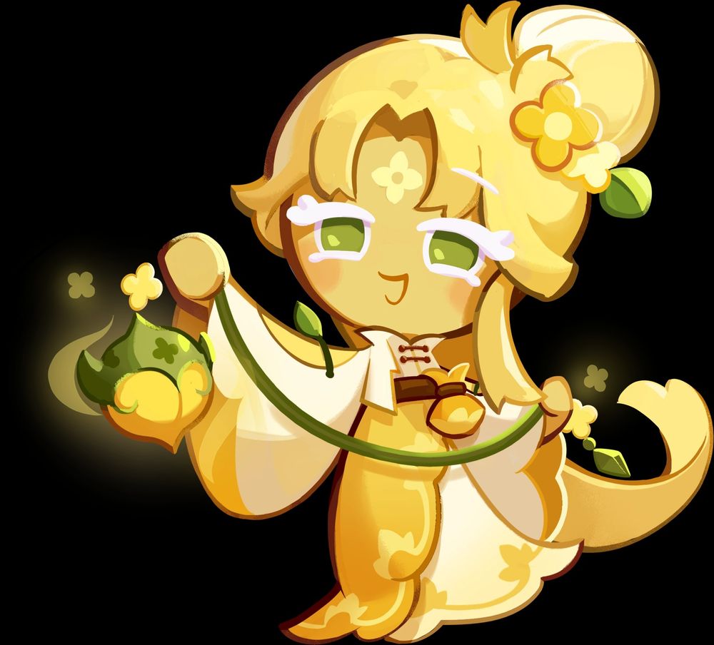 golden osmanthus cookie from cookie run kingdom