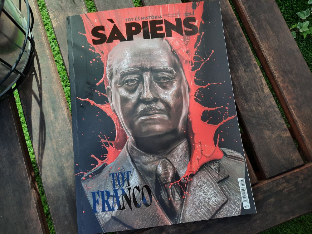 Conerta de la revista d'història Sàpiens, amb un monogràfic a la figura del dictador franquista.  