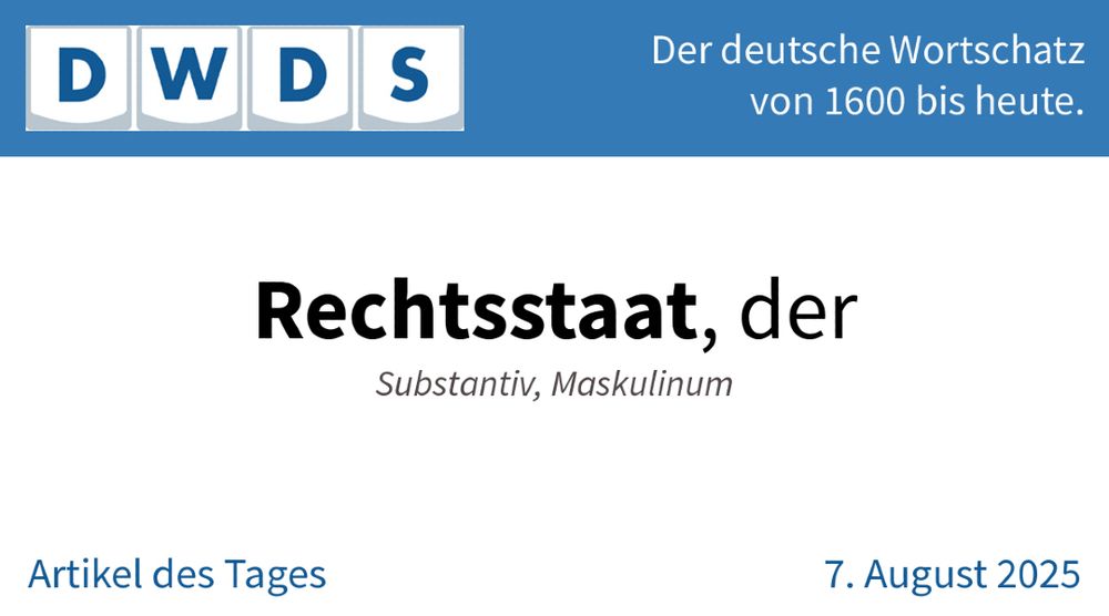 Rechtsstaat, der | Substantiv, Maskulinum