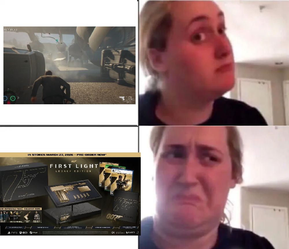 meme about 007 first light microtransactions being bad.