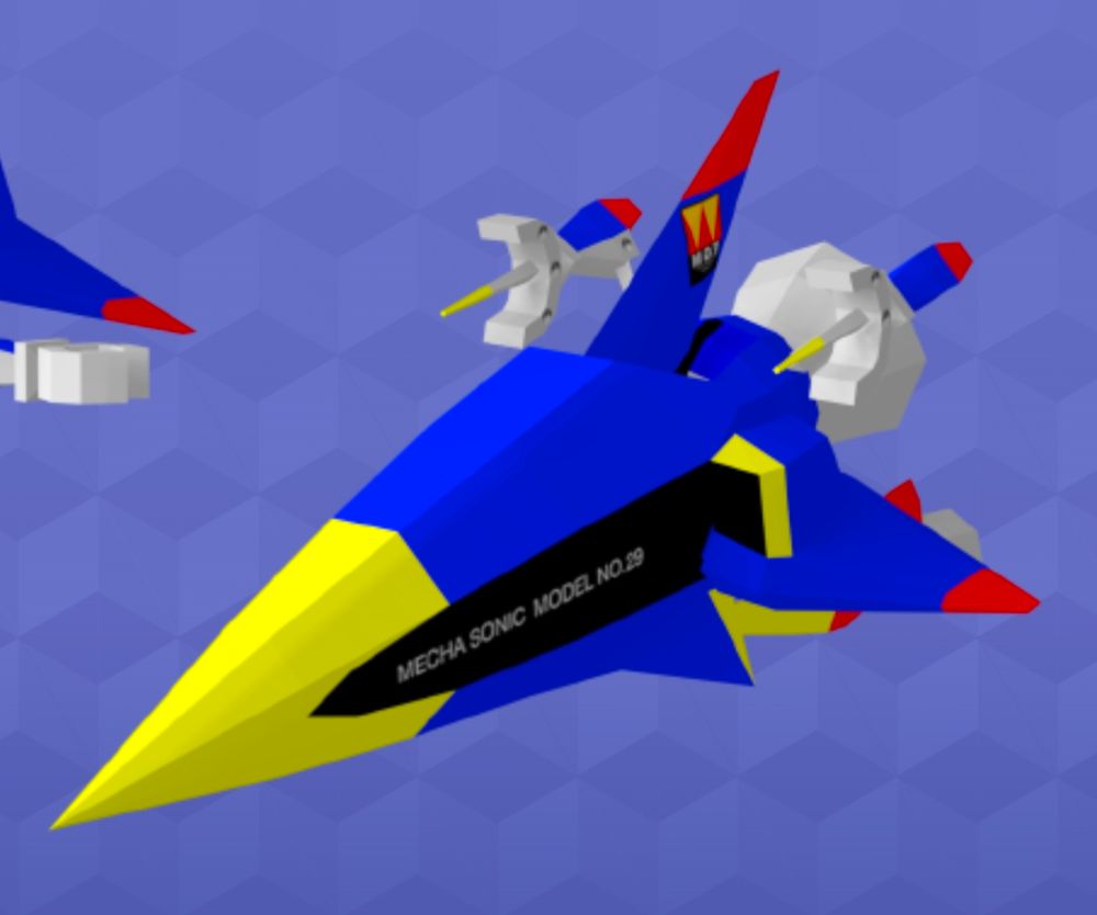 Mecha Sonic Model No 29 - Sonic the Fighters