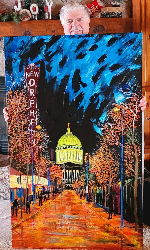 My latest artwork. State Street in #Madison