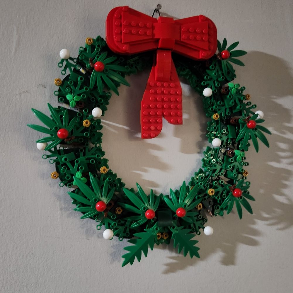 Lego Christmas wreath