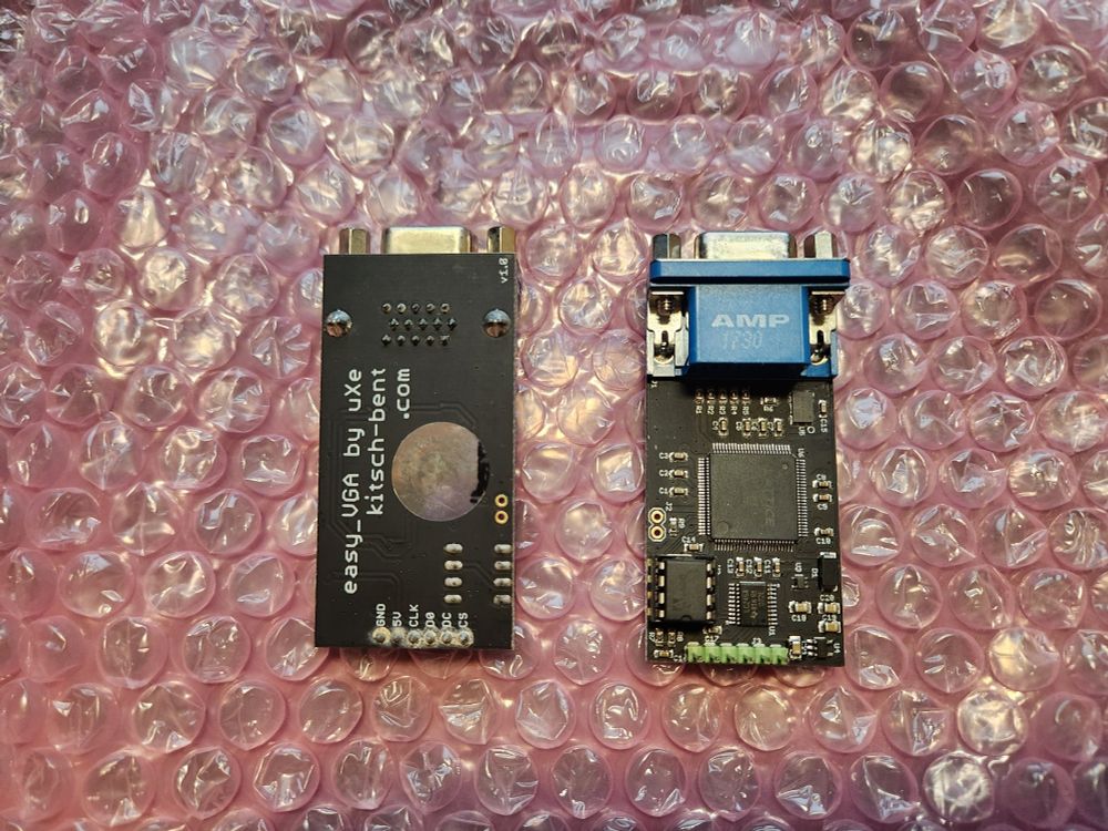 Two VGA out PCBs for Gameboy