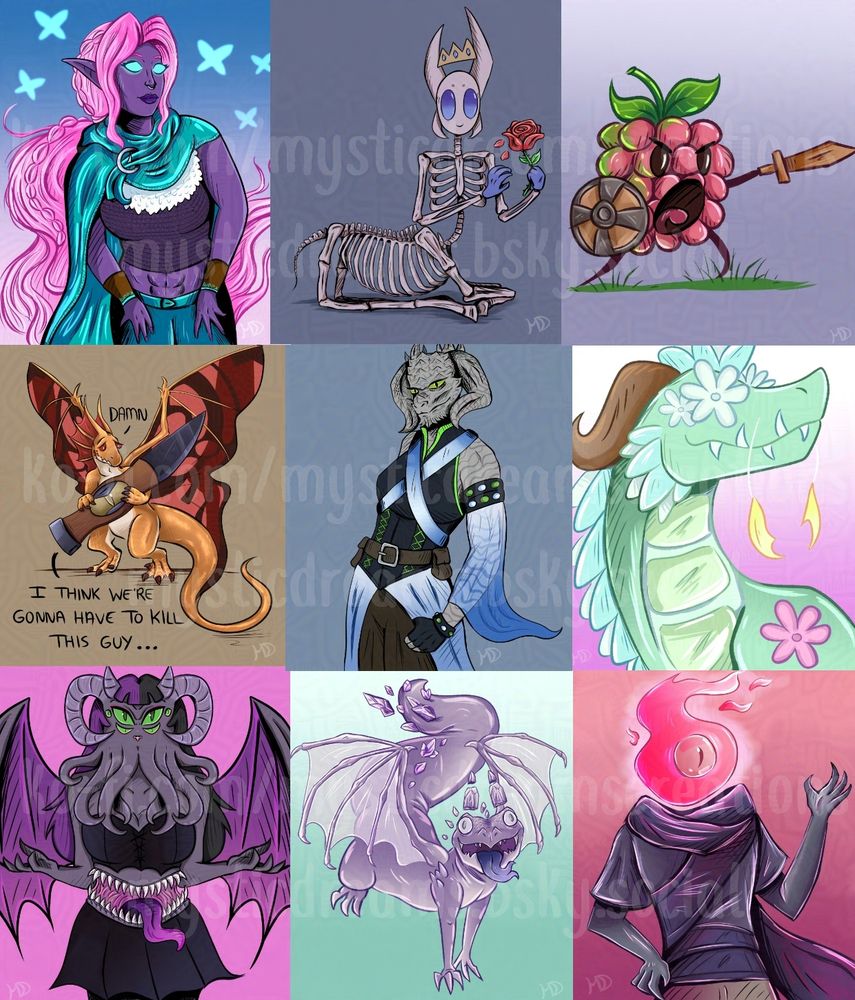 My ArtFight Attacks! 

It's wild seeing everything I created together !! 