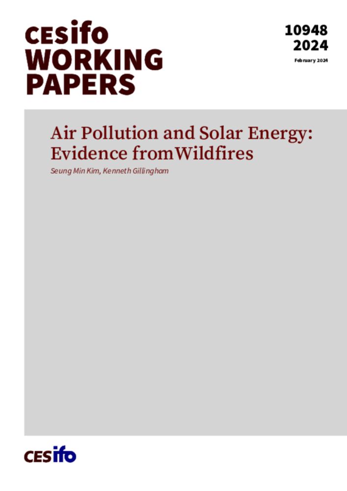 Air Pollution and Solar Energy: Evidence from Wildfires