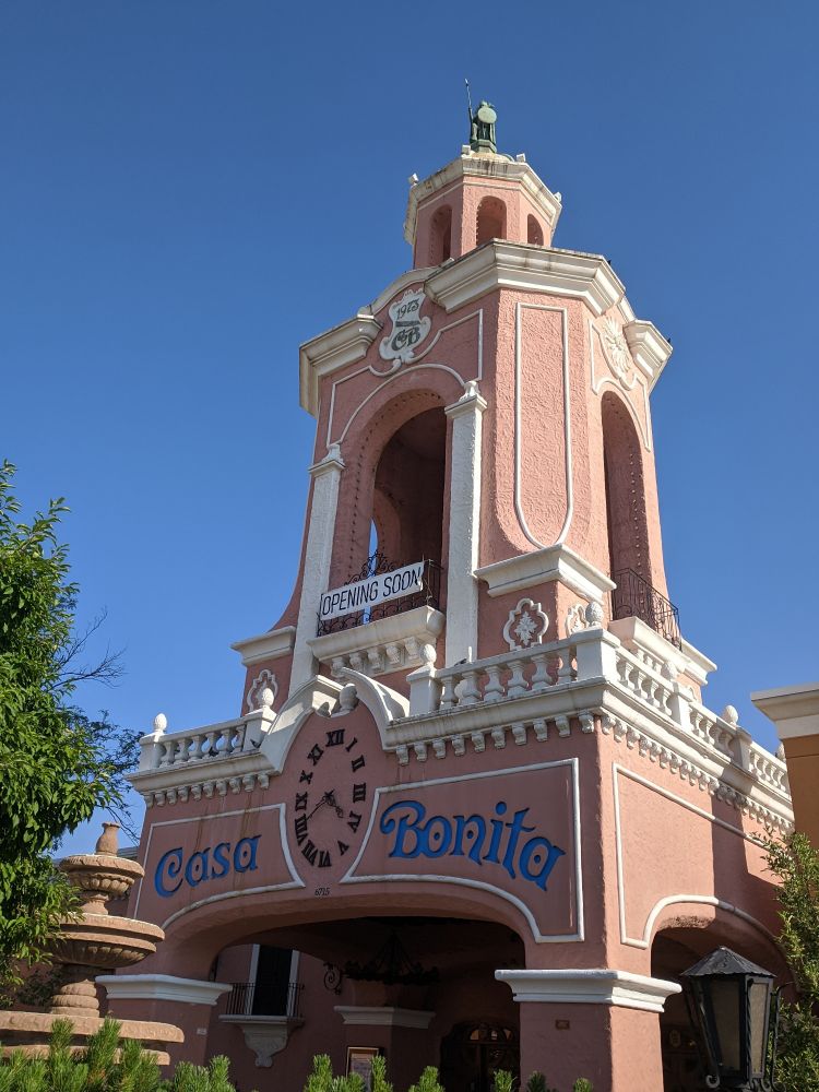 A photo of Casa Bonita in Colorado.