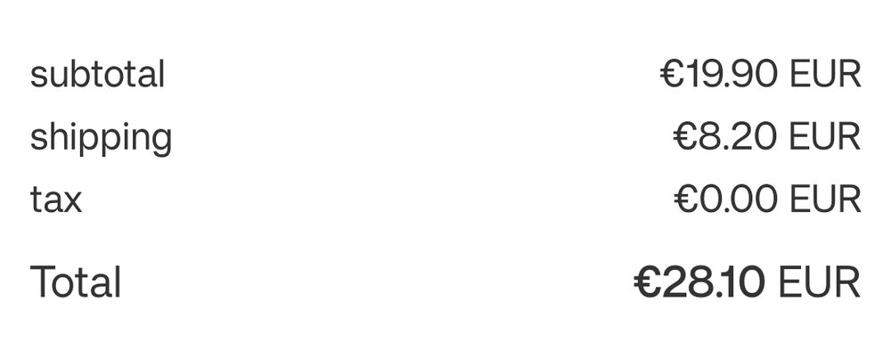 Vinyl shipping cost from bandcamp
