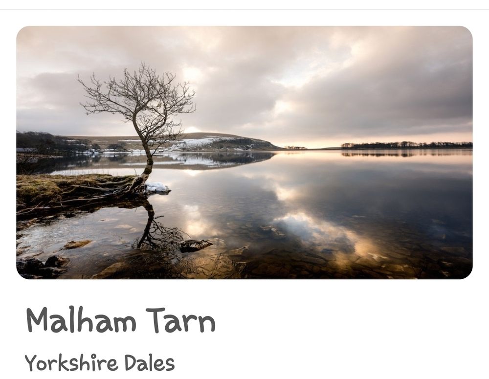 Malham Tarn in some winter sunshine 