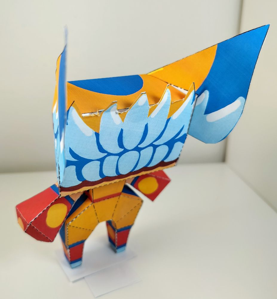 Front of Papercraft Penny