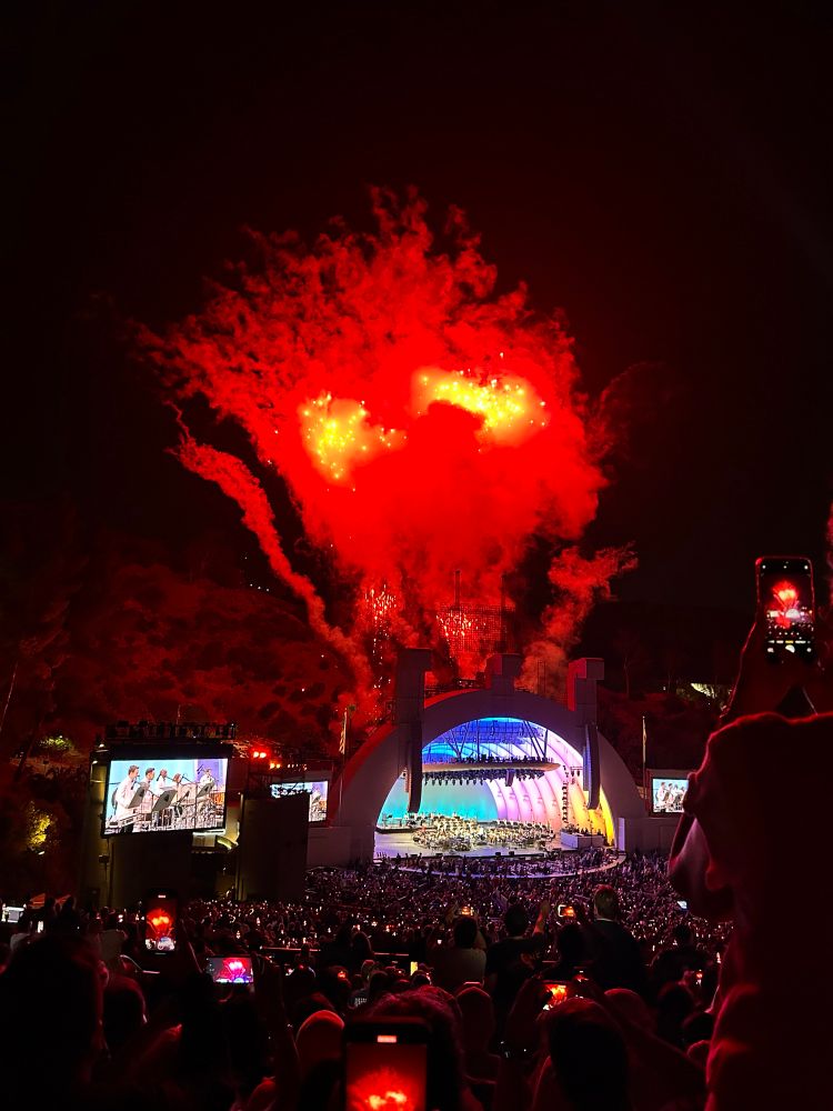 Fireworks at the Hollywood Bowl