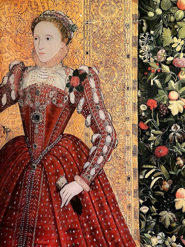 A portrait of Queen Elizabeth, a copy of which was on display at Kilkenny castle 