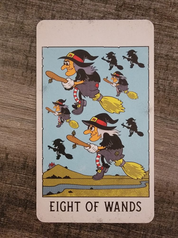 Eight of Wands 
Mystical Medleys Tarot 