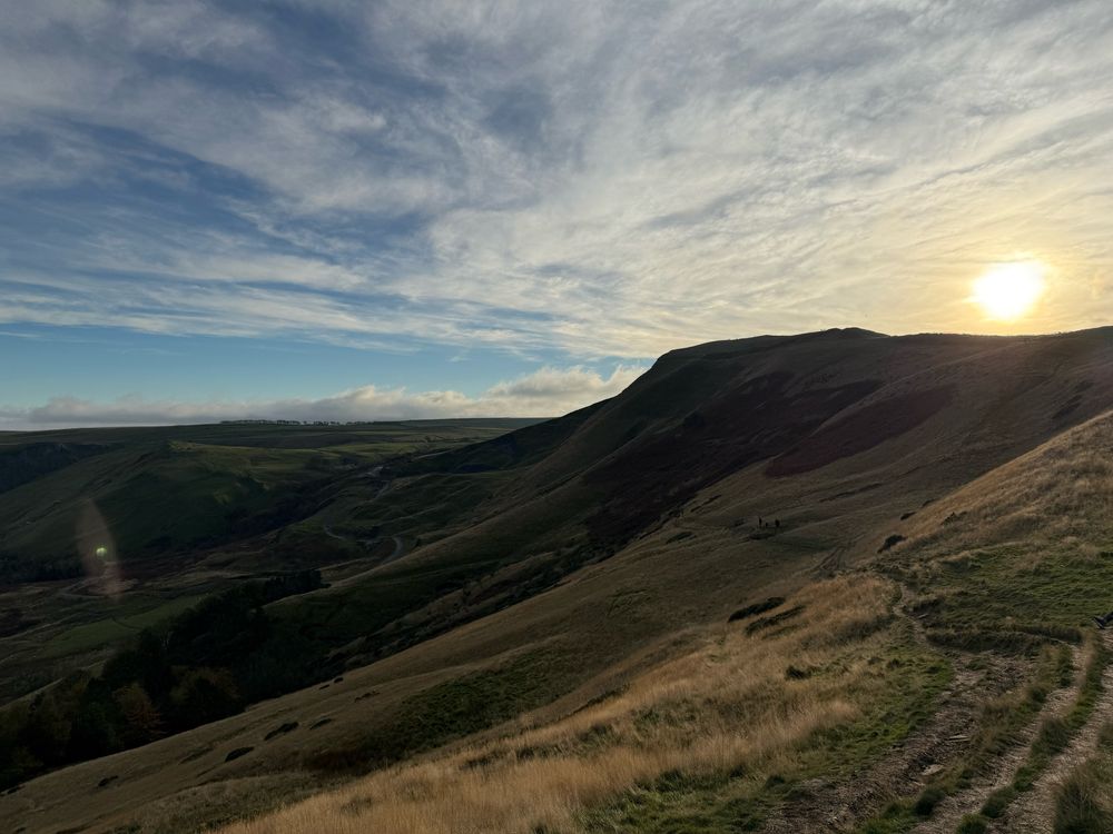 Man Tor, a hill in the Peak District. 
