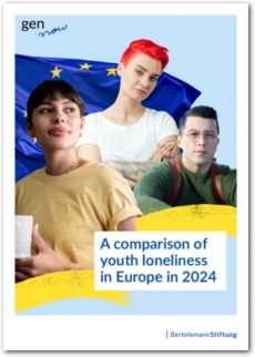Cover of new report on youth loneliness in Europe in 2024