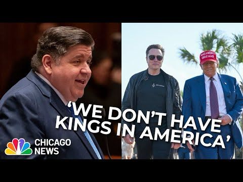 Gov. Pritzker SLAMS Trump and Musk in closing remarks of State of the State address