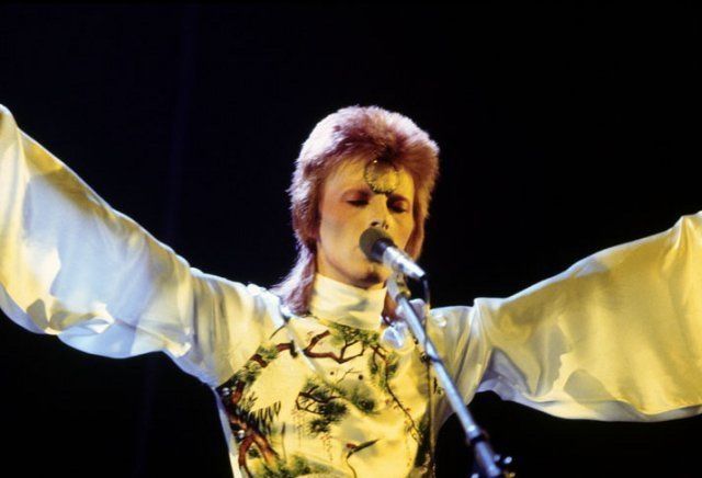 David Bowie as Ziggy Stardust.
