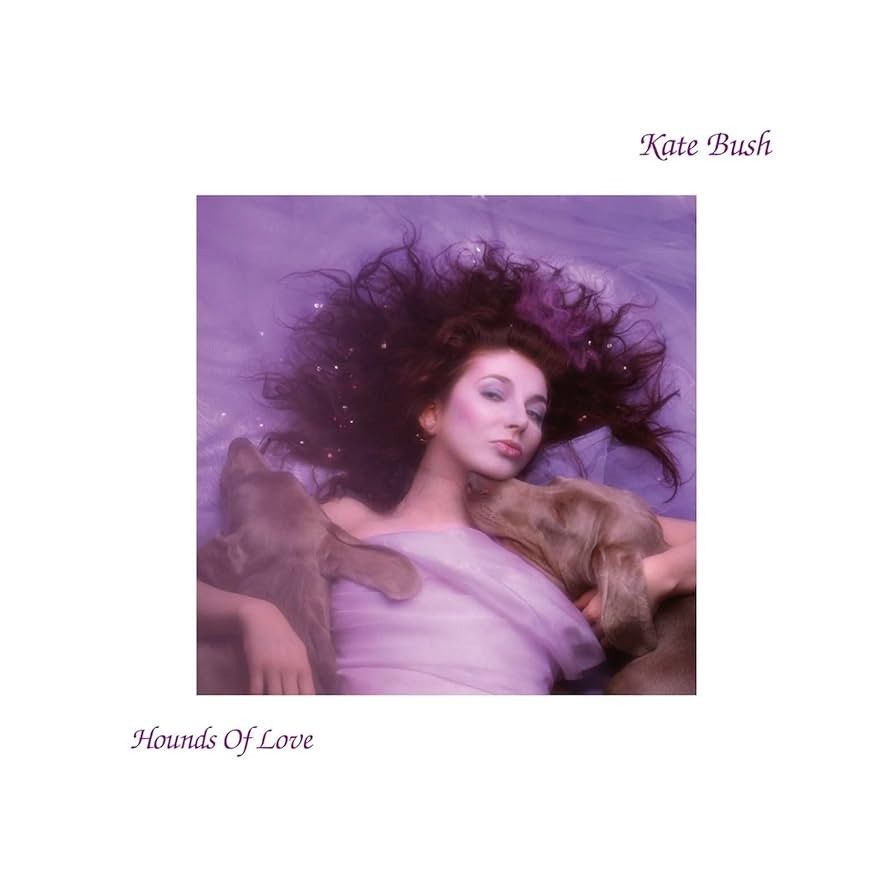 Coberta de "Hounds of Love" de Kate Bush.