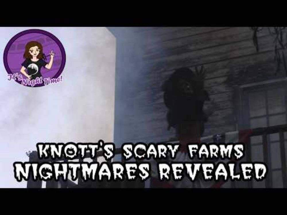 Knott's Scary Farm: Nightmares Revealed 2024- IT'S NIGHT TIME!