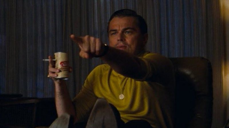 Leonardo Dicaprio pointing 
