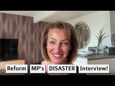 Reform UK MP's Crash Car Interview Defending Nigel Farage!