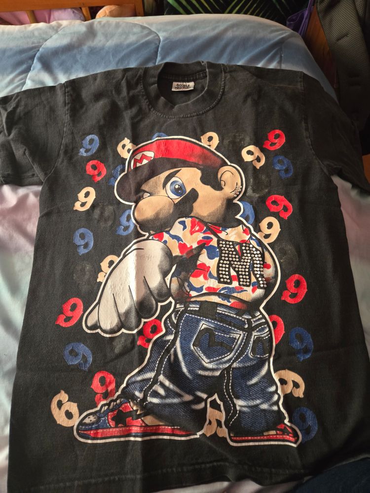 gangsta mario shirt from 00s