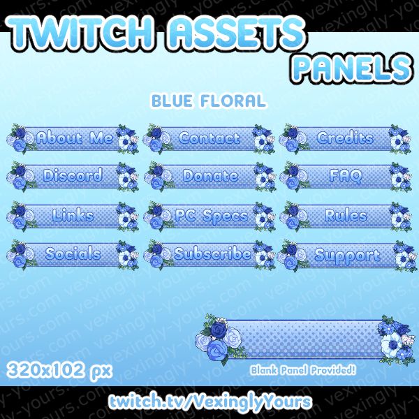 Twitch stream panels